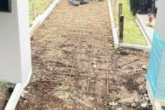 BEFORE-laying-concrete-path-way